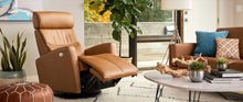 Load image into Gallery viewer, Milan rocking recliner in Vintage Cognac