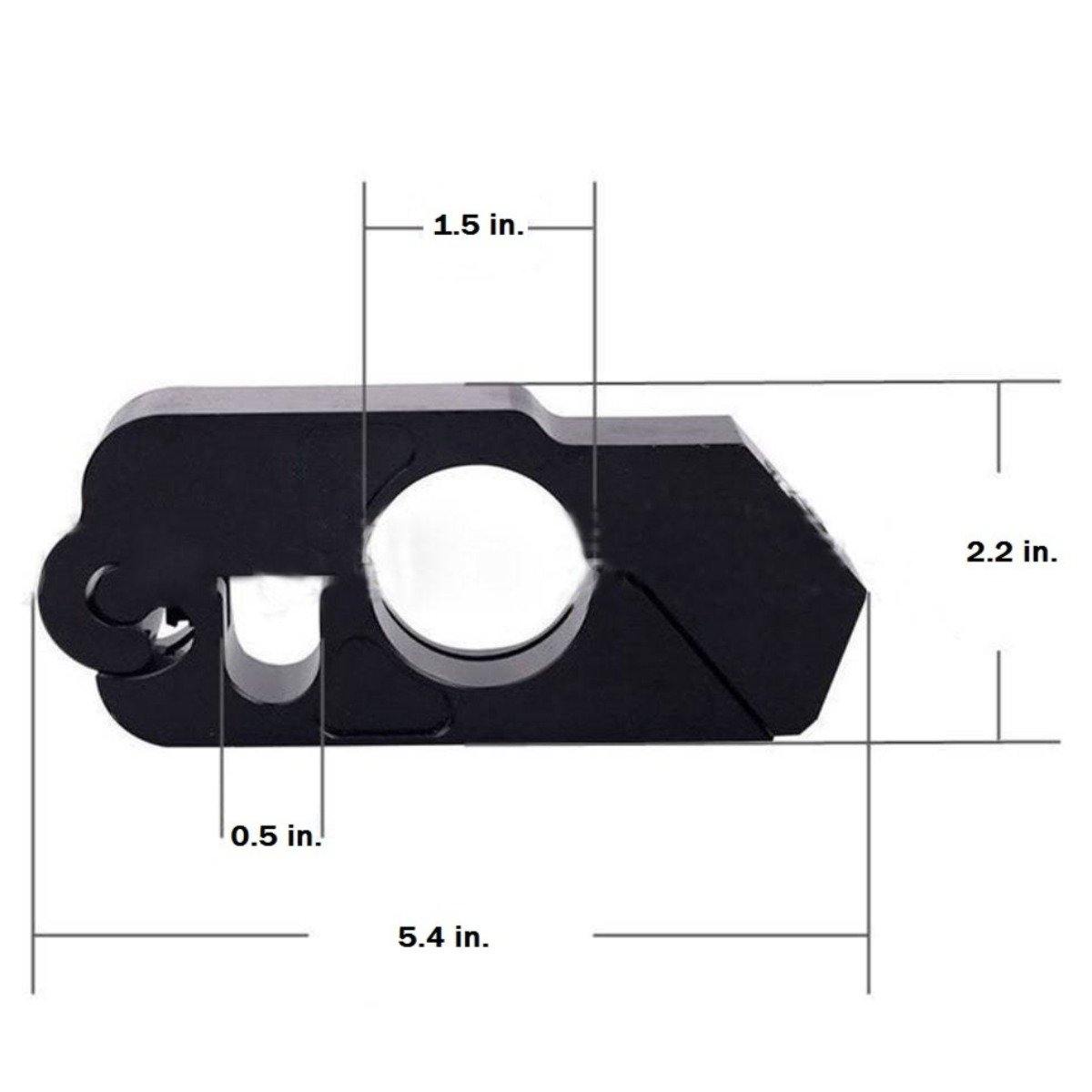 Motorcycle Safety Handlebar Lock w/ Stainless Steel - American Legend Rider