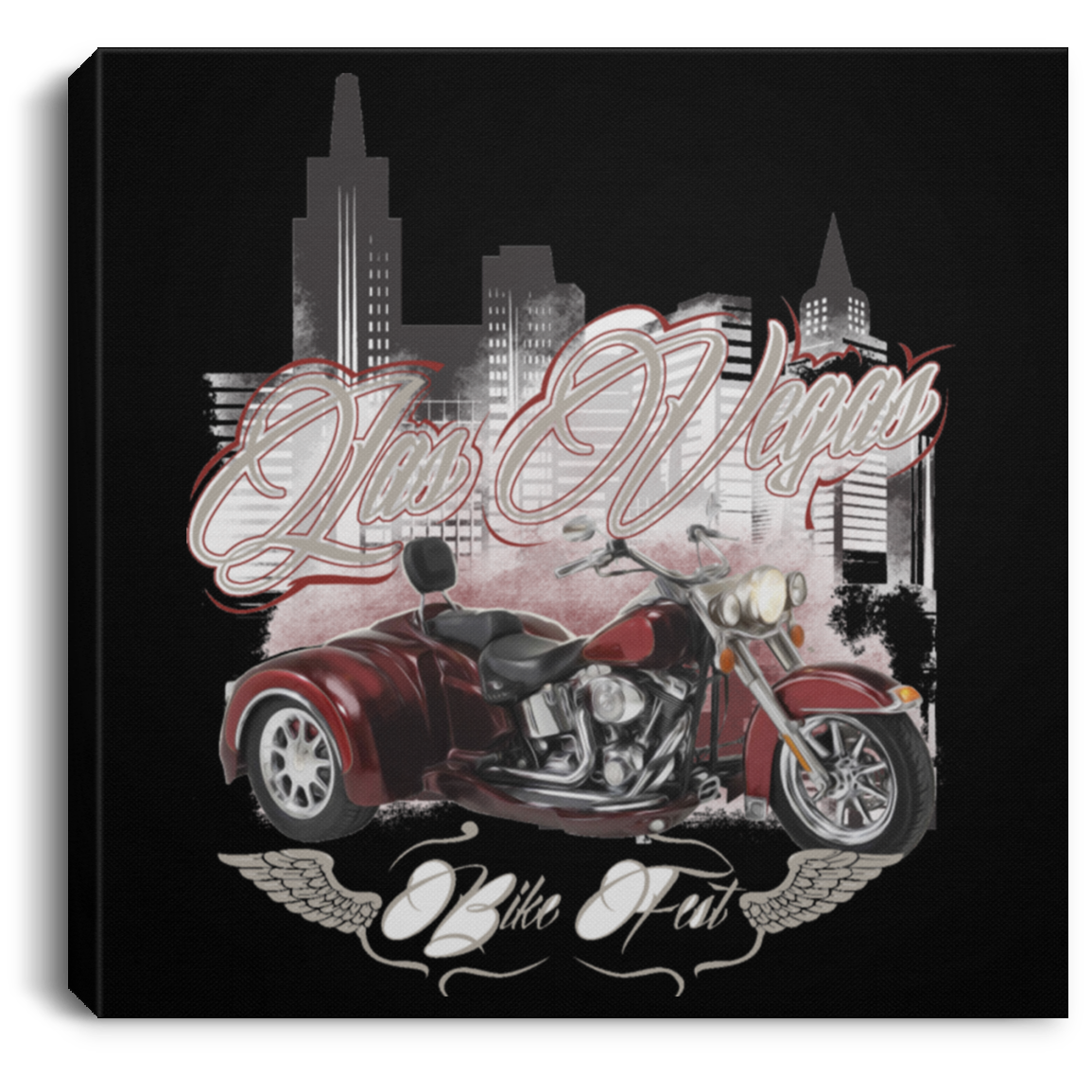 Las Vegas Bike Fest Canvas Frame .75in