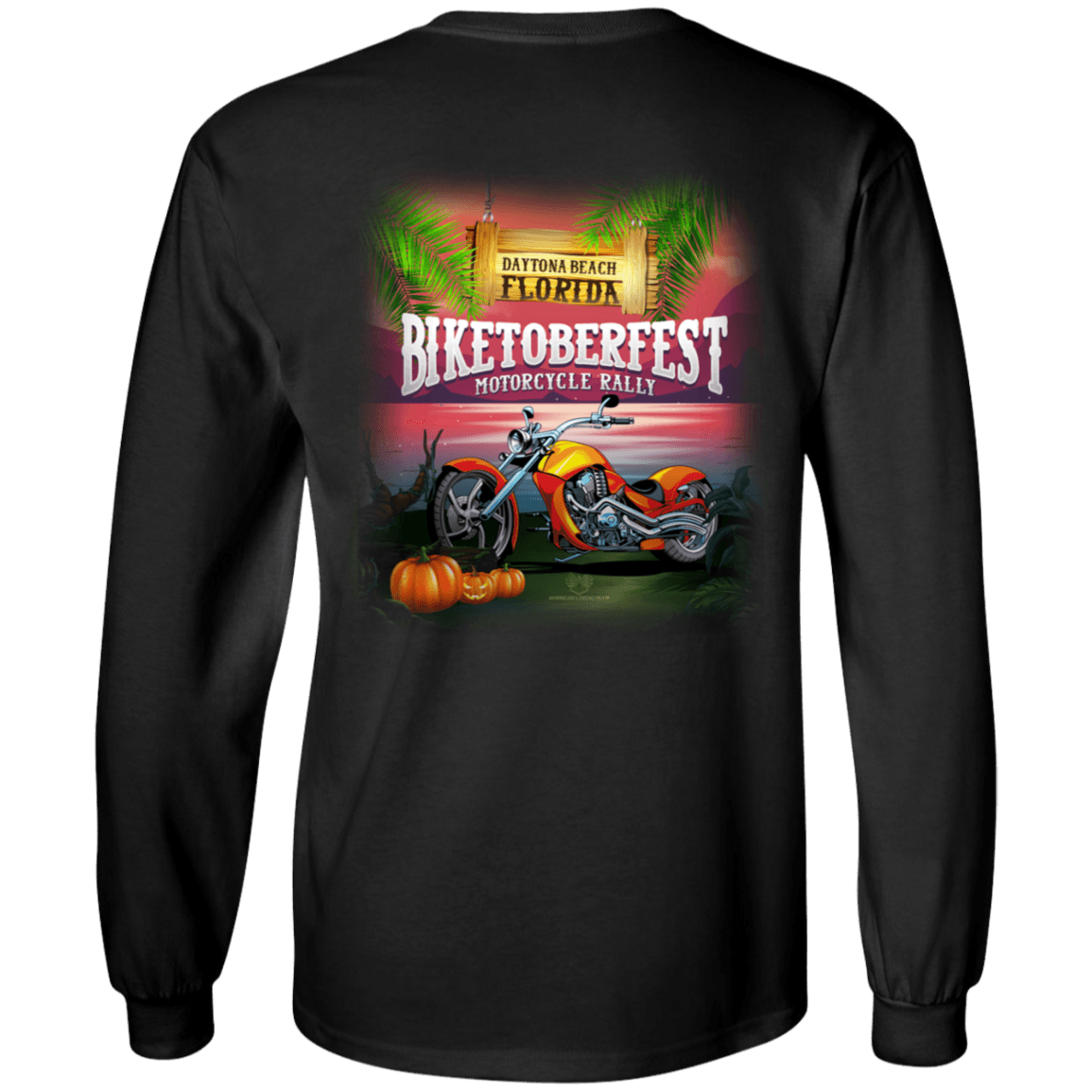 Biketoberfest Men's Long Sleeves - American Legend Rider