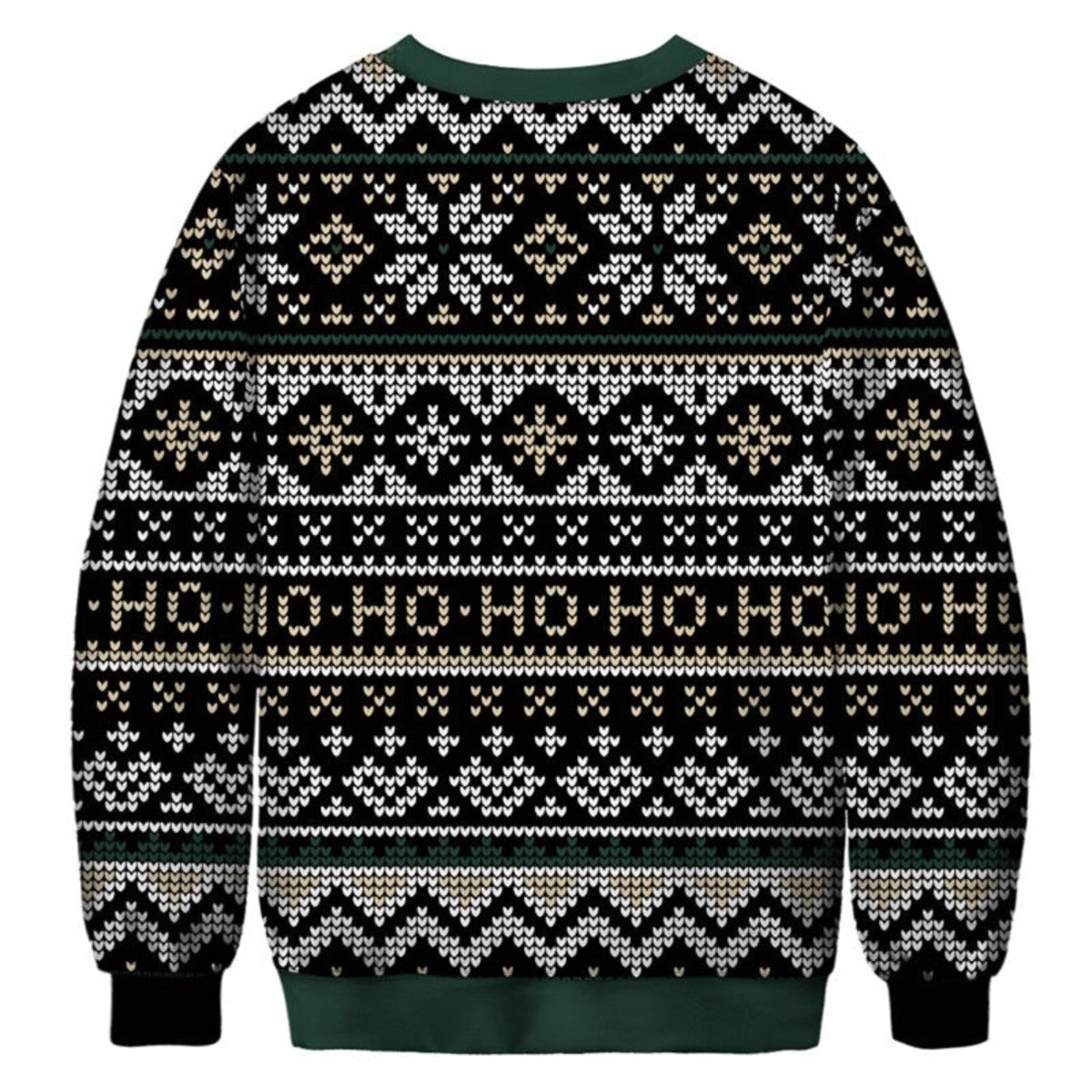 White Cat Head Ugly Christmas Sweater