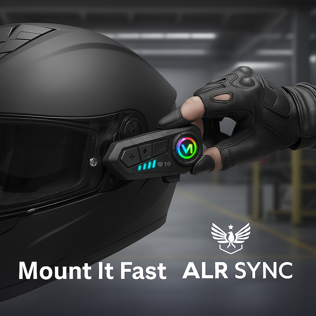 ALR  Motorcycle Helmet Bluetooth Headset