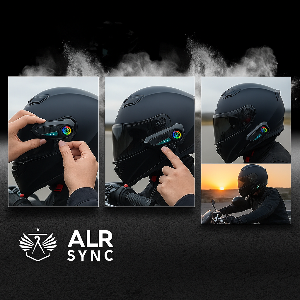 ALR  Motorcycle Helmet Bluetooth Headset