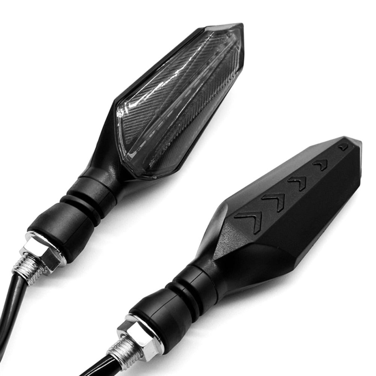 Universal Motorcycle LED Turn Signal Sequential Flow turn signals provide safety and sequential flow for your ride.