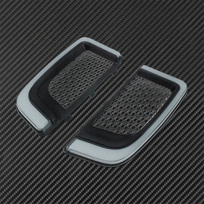 Enhance your Harley Touring Bike with the Motorcycle LED Turn Signal Light Fairing Lower Grills for Harley Touring, designed for BMW X5, X6, X7, and X8 models. Improve visibility and safety on the road.