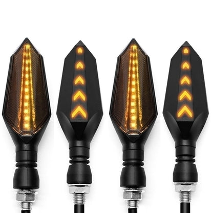 Universal Motorcycle LED Turn Signal Sequential Flow for enhanced Safety.