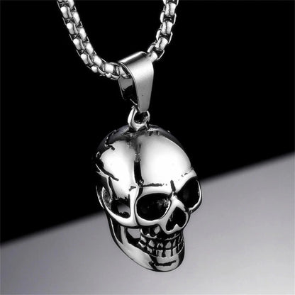 Gothic Punk Skull Necklace