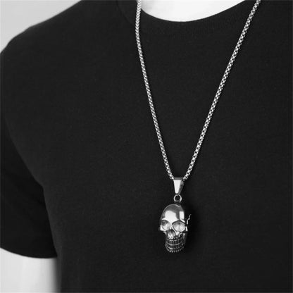 Gothic Punk Skull Necklace