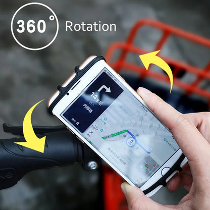Universal Rotating Silicon Mobile Phone Holder 