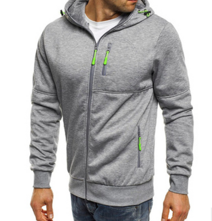 Men Hoodie Cotton Jacket - American Legend Rider