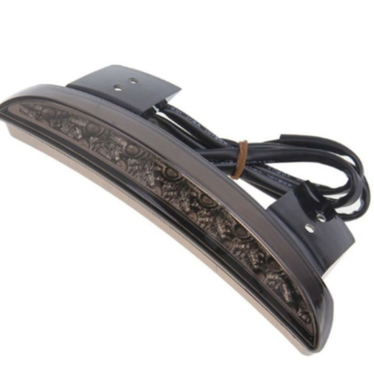 Motorcycle Red Lens Chopped Rear Fender Tail 0.18W LED Light, PC/ABS, 12V - American Legend Rider