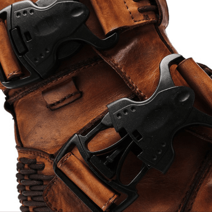 Handmade Western Cowboy Leather Boots, Brown - American Legend Rider