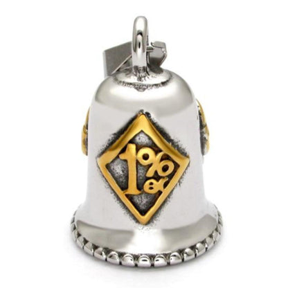 Cool Motorcycle Titanium Steel Skull Gremlin Bell - American Legend Rider