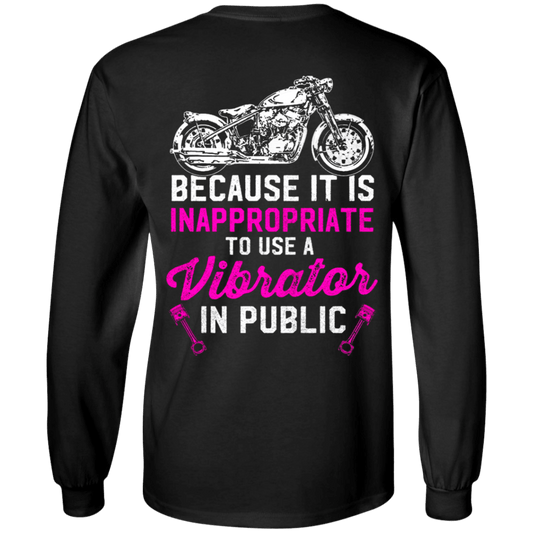 Vibrator In Public Long Sleeves - American Legend Rider