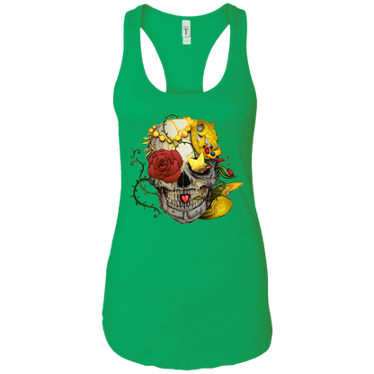 Rose Skull Tank Top - American Legend Rider