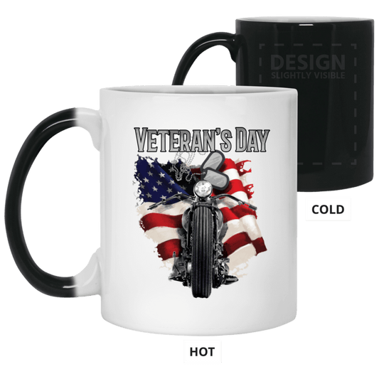 Veteran's Day Color Changing Mug 11 oz. - American Legend Rider