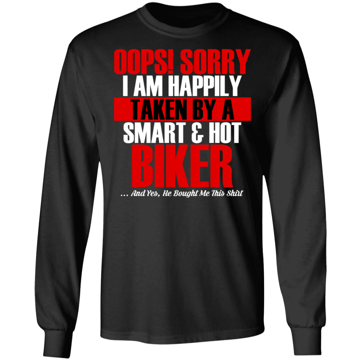 Women's Taken By A Smart & Hot Biker Long sleeves - American Legend Rider