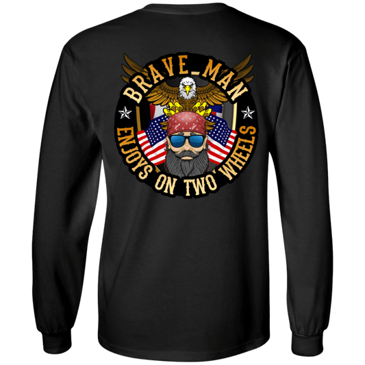 Enjoys on Two Wheels Long Sleeves - American Legend Rider