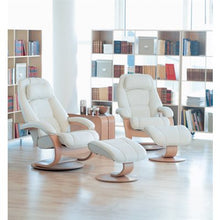 Charger l'image dans la galerie, Fauteuil Admiral base en C avec repose-pieds
