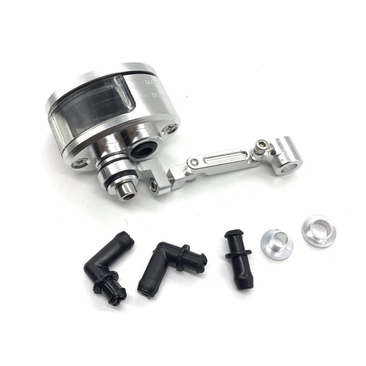 Motorbike Clutch & Brake Cylinder Fluid Reservoir Cup - Silver