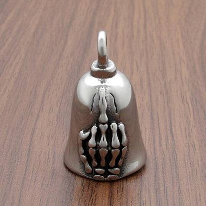 Stainless Steel Middle Finger Gremlin Bell