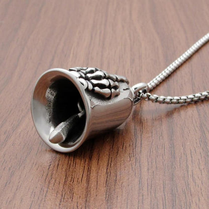 Stainless Steel Middle Finger Gremlin Bell