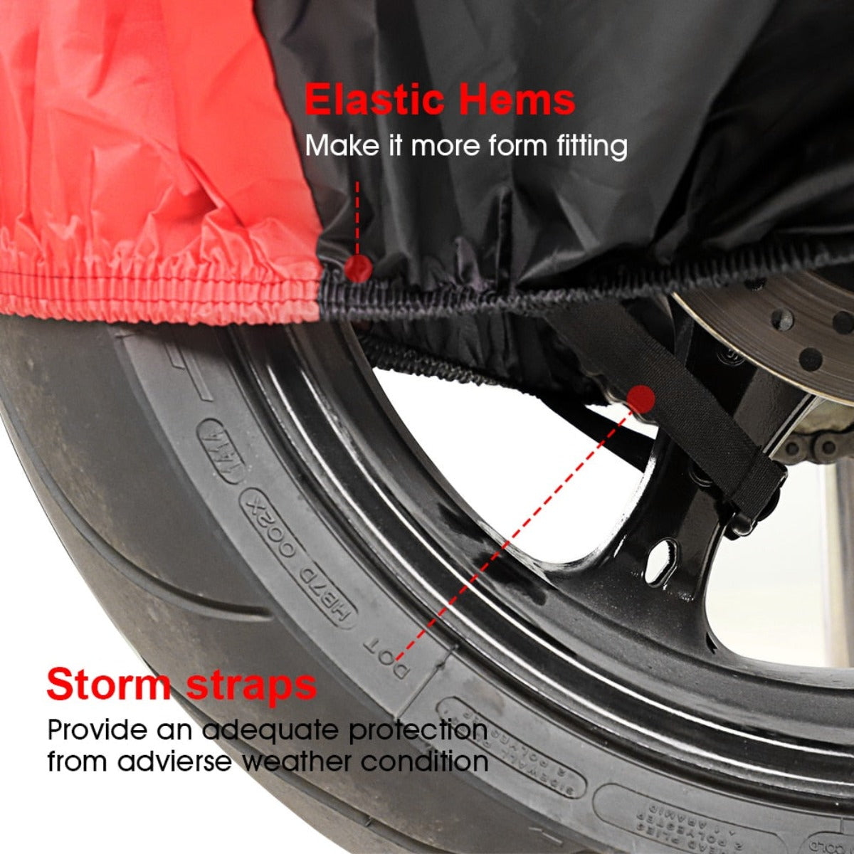 Sun Protector Motorcycle Cover - Yellow