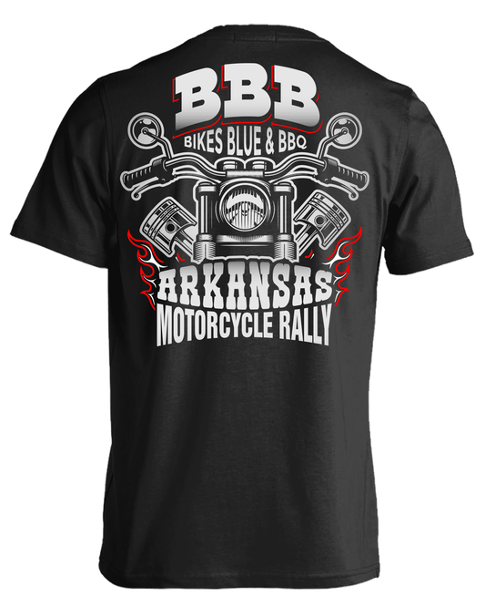 Bikes Blues & Bbq T-Shirt - American Legend Rider