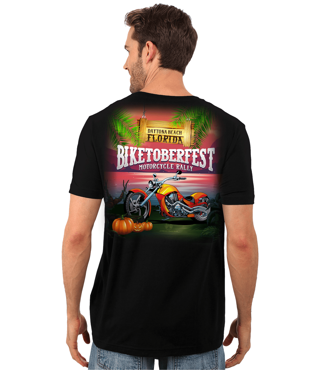 Biketoberfest Men's T-shirt - American Legend Rider