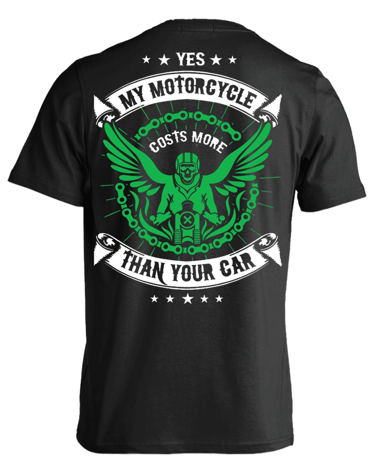 My Motorcycle Costs More Than Your Car T-Shirt - American Legend Rider
