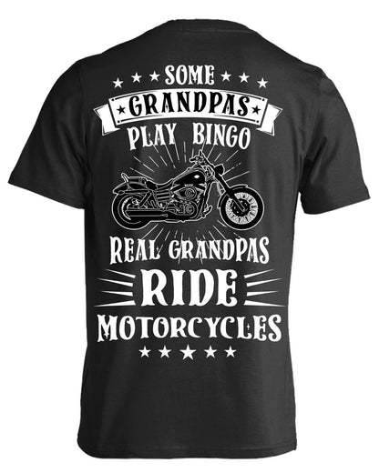 Real Grandpas Ride Motorcycles T-Shirt - American Legend Rider