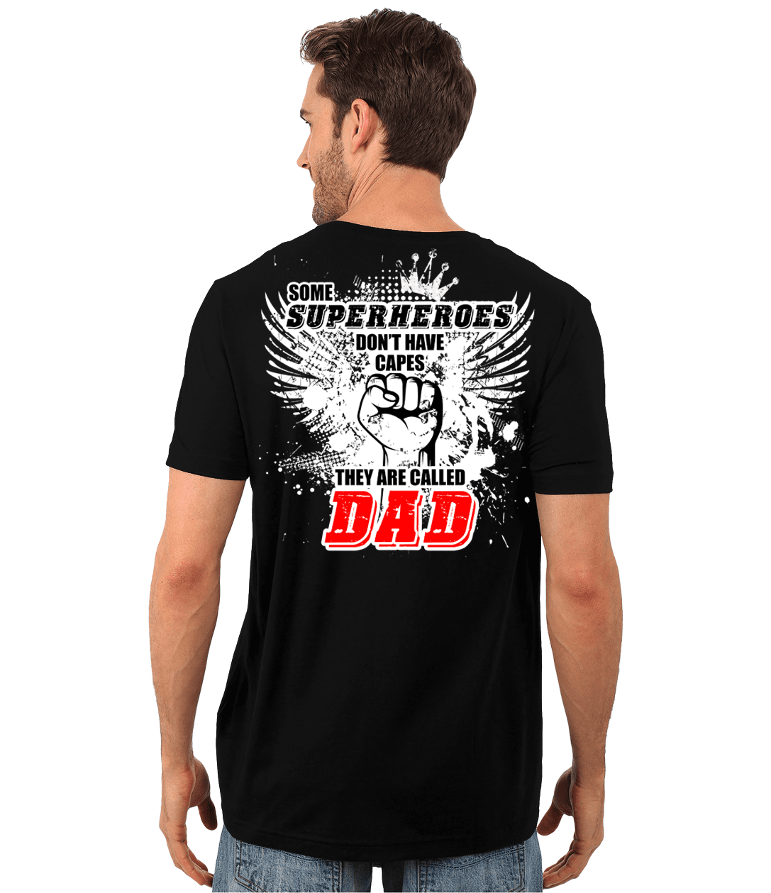 Superheroes Dad T-Shirt - American Legend Rider