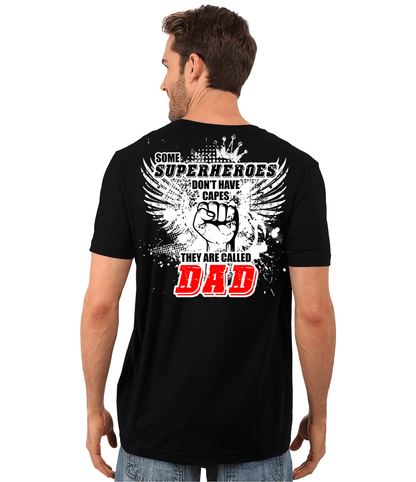 Superheroes Dad T-Shirt - American Legend Rider