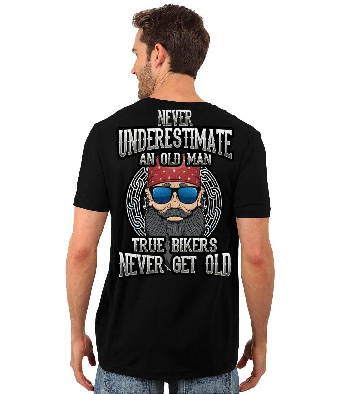 True Bikers Never Get Old T-Shirt - American Legend Rider