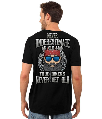 True Bikers Never Get Old T-Shirt - American Legend Rider