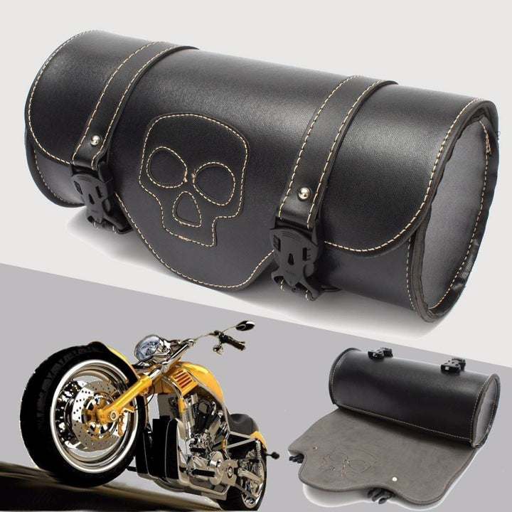 Skull Round Saddle Bag
