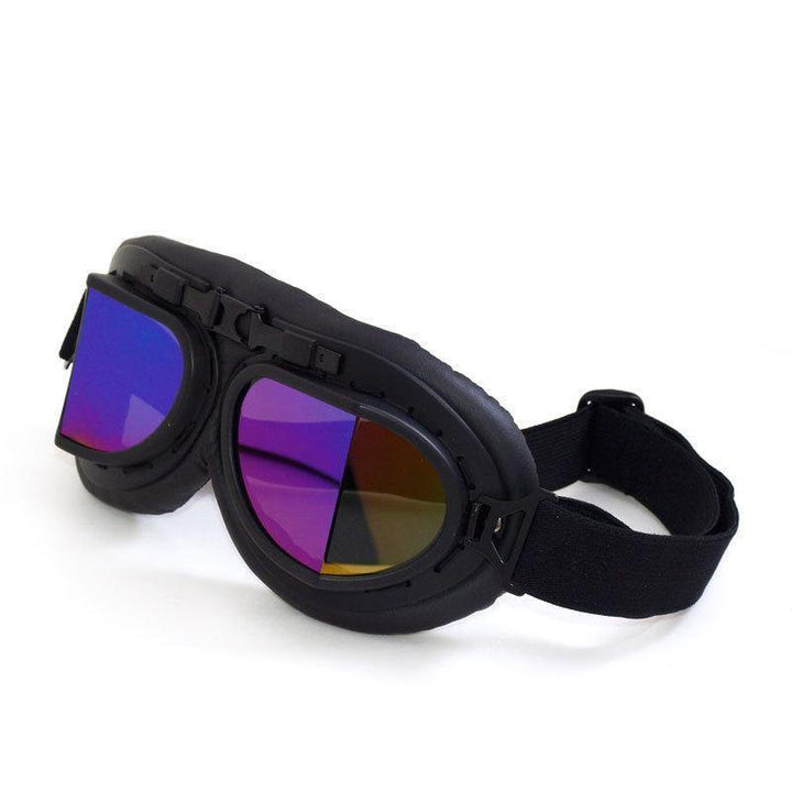 Retro Biker UV400 Goggles w/ Adjustable Elastic Straps