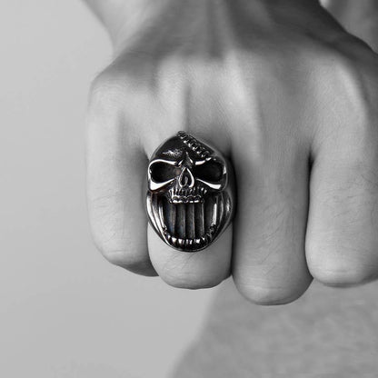 Titanium Steel Skull Ring Bottle Opener - American Legend Rider