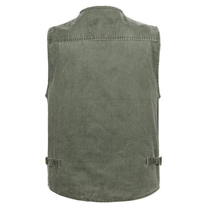 Multi-Pocket Casual Vest - American Legend Rider