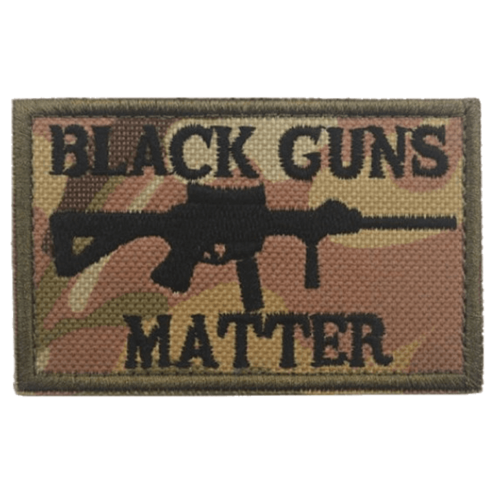 Black Guns Matter Patch, 5cm x 8cm